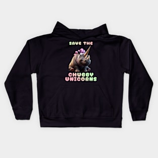 Save The Chubby Unicorns Kids Hoodie